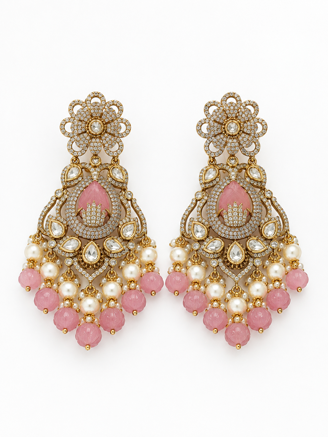 Royal Rose Kundan Set