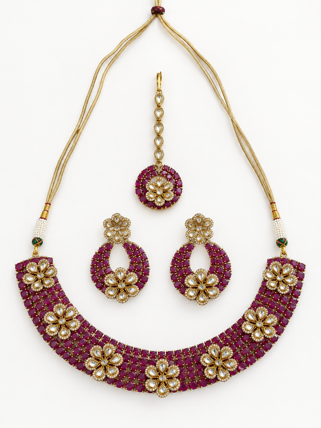 Ruby Bloom Jewellery Set