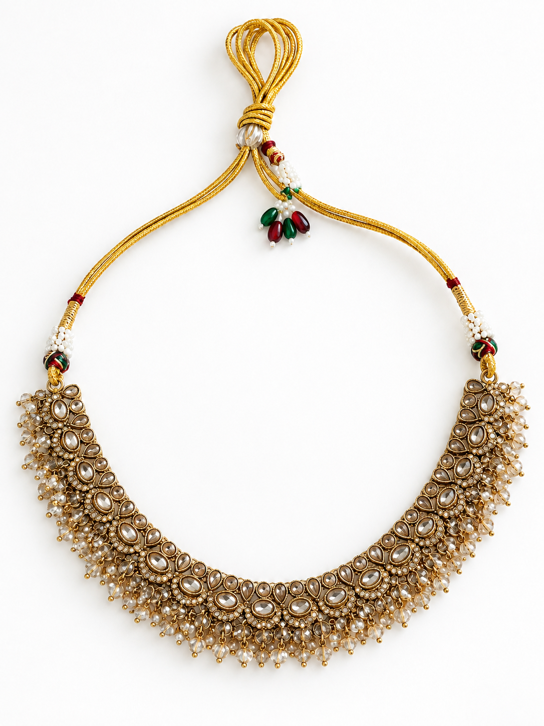 Antique Jhumka Necklace Set