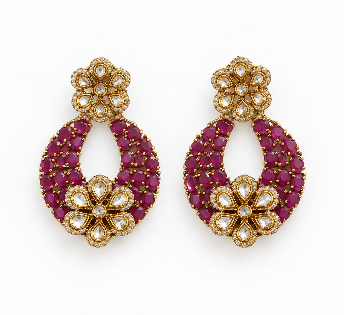 Ruby Bloom Jewellery Set