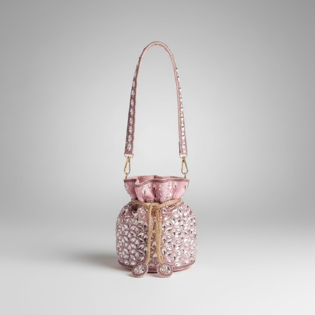 Crystal Bloom Potli Bag